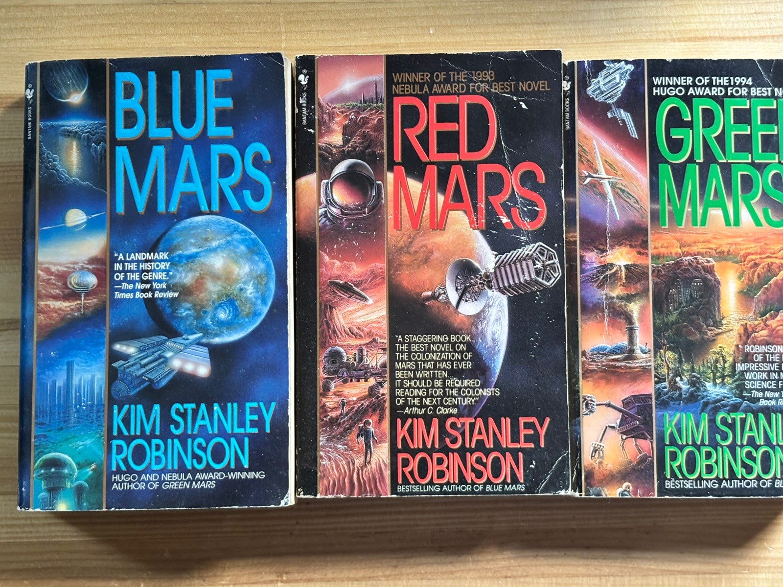 The Mars Trilogy. Kim Stanley Robinson. 3 Paperbacks