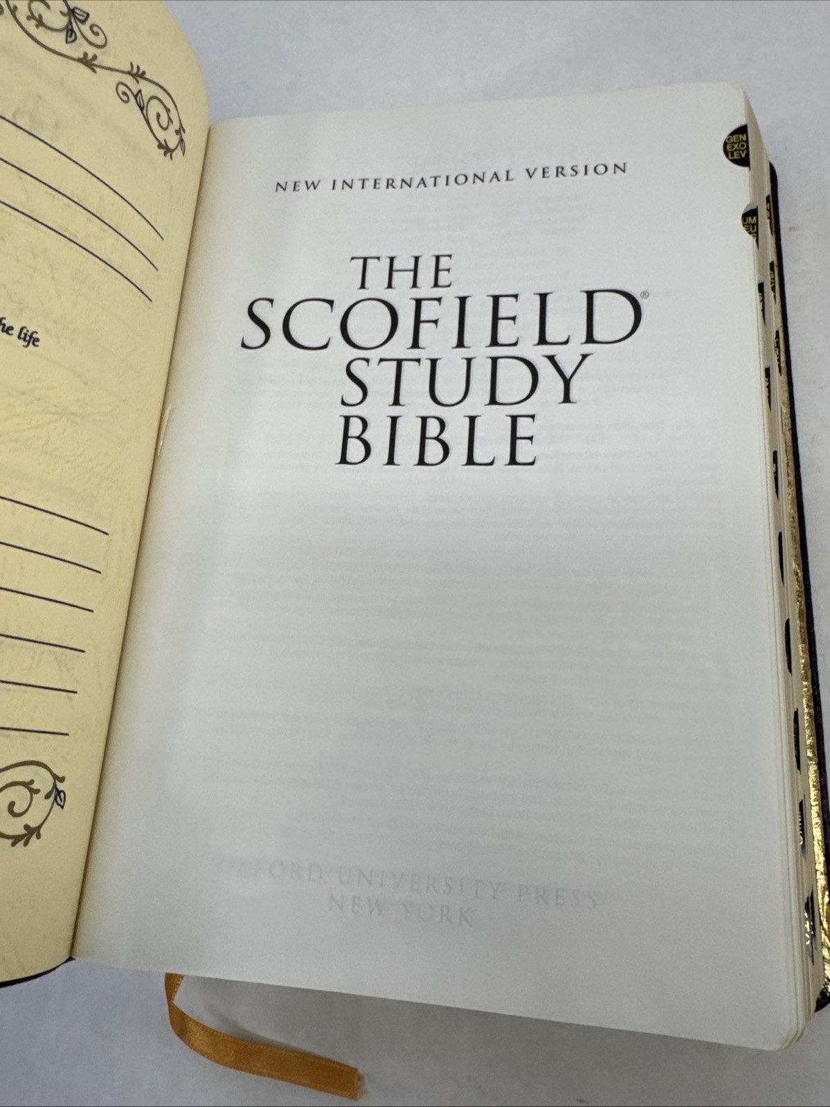 Holy Bible Scofield Study System NIV Red Letter Thumb Index Oxford Press 2004