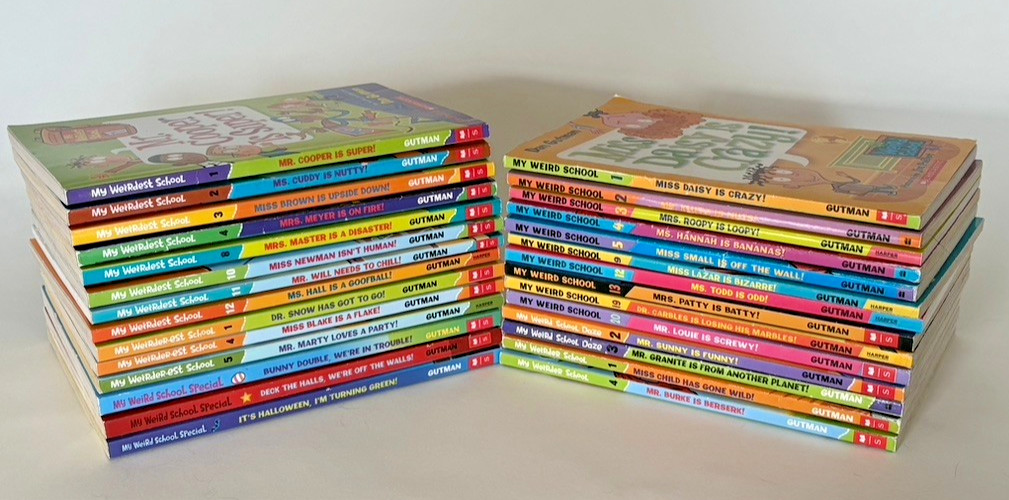 Lot of 28~Dan Gutman~My Weird/Weirder/Weirdest/Weirderest School~Daze + Specials