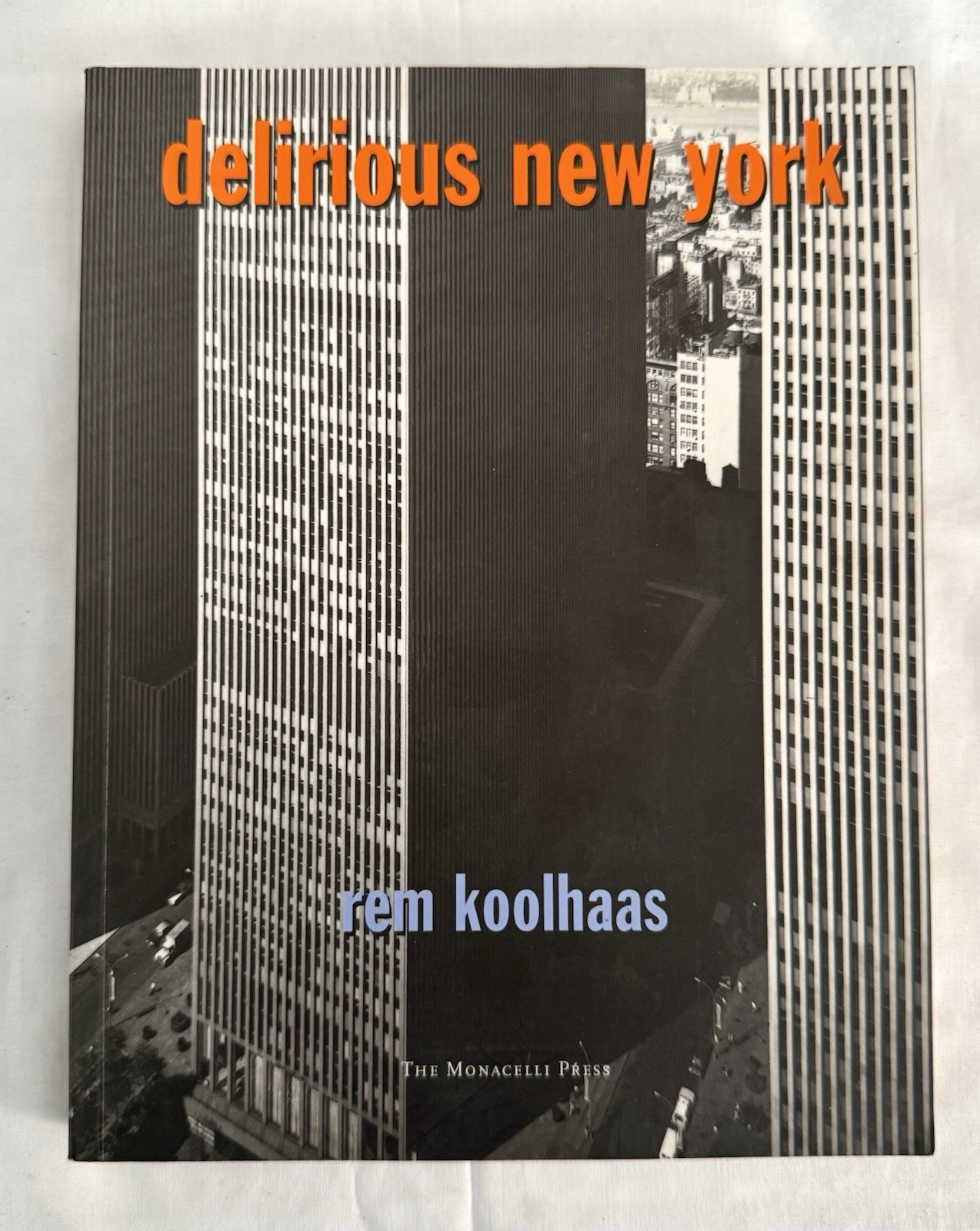 Delirious New York Rem Koolhaas 1994 Monacelli Press Architecture Book Paperback