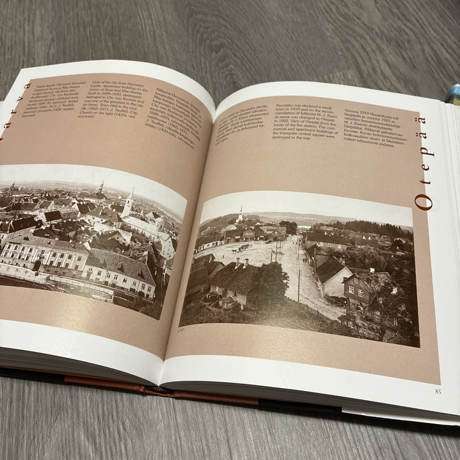 Estonian 2 Books: Eestimaa Imed, Eesti Linnad. Hardcover New