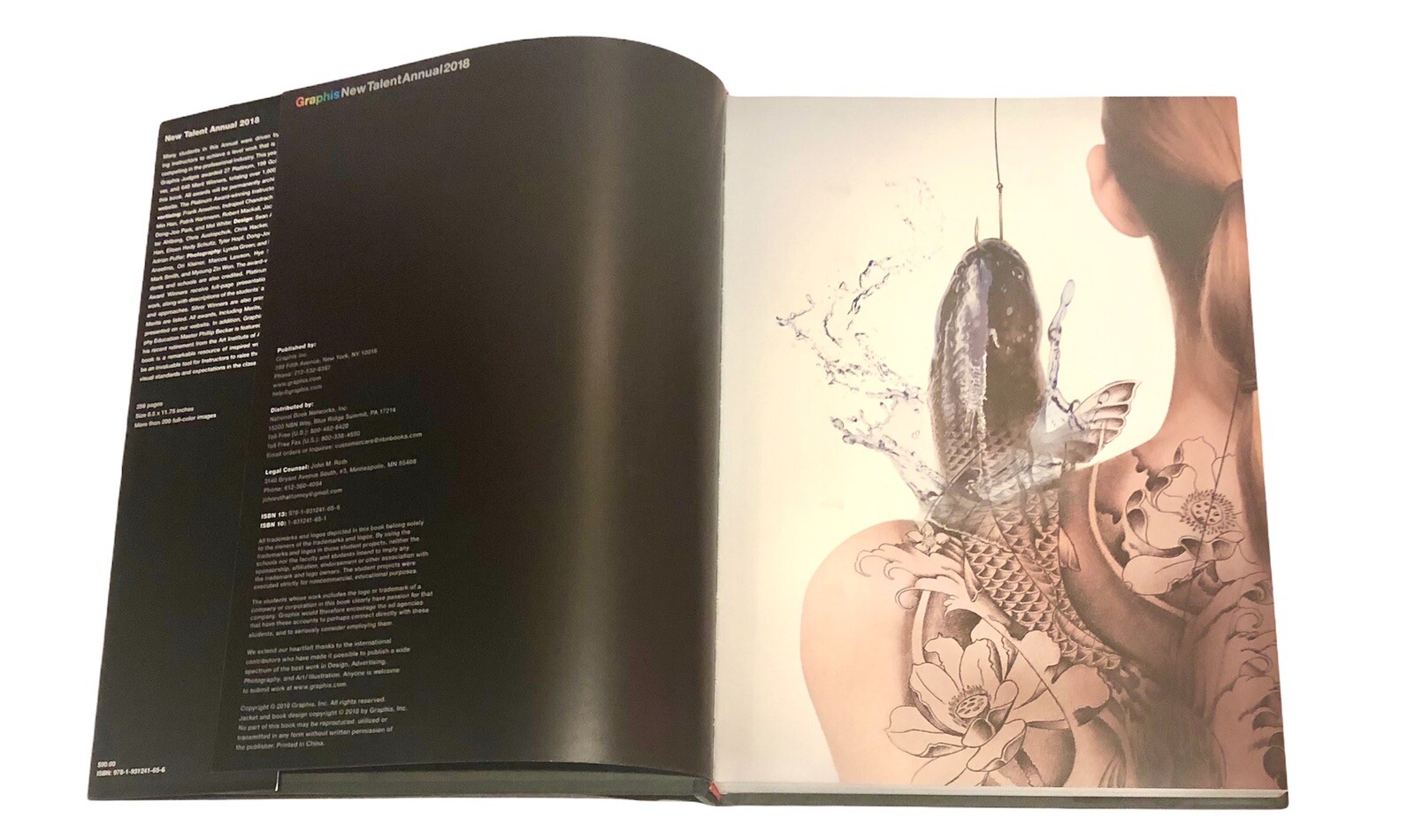 Graphis New Talent Annual 2018 Hardcover B. Martin Pedersen Art Design Film Book