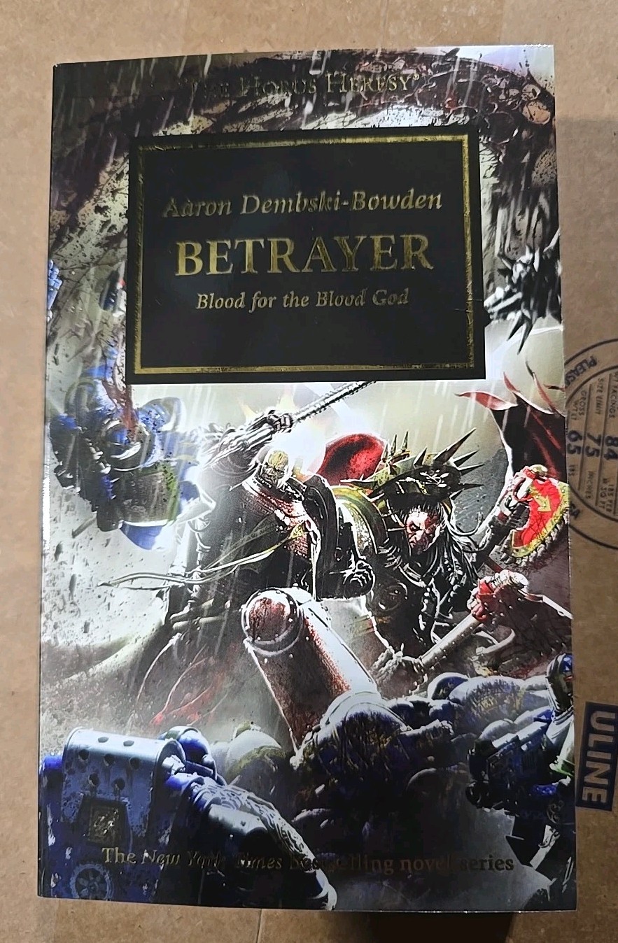 Betrayer by Aaron Dembski-Bowden 18 TPB BLACK LIBRARY HORUS HERESY WARHAMMER