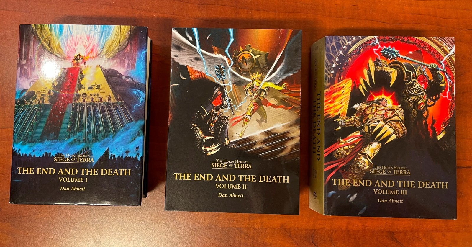 The End and the Death Volumes I/II/III – HC – Siege of Terra – Horus Heresy