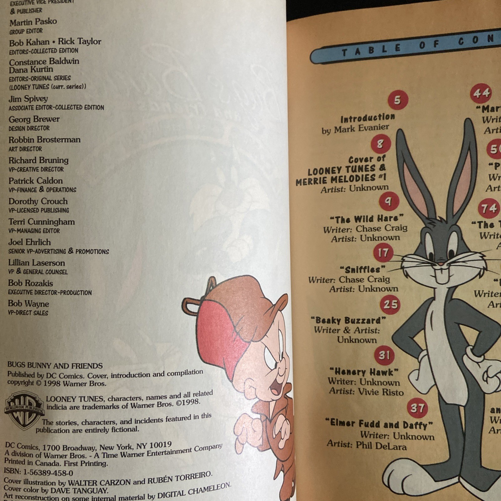 Bugs Bunny and Friends A Comic Celebration DC Looney Tunes PB 1st Printing 1998