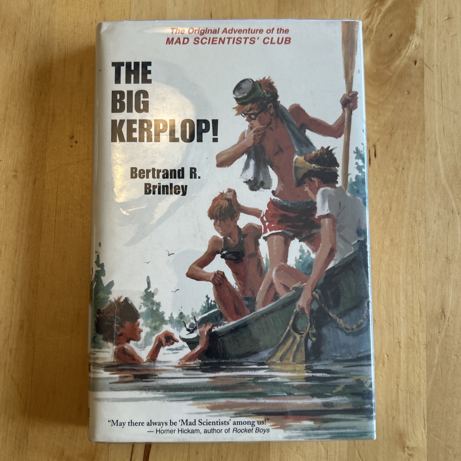 The Big Kerplop! Bertrand R. Brinley Mad Scientists’ Club Vintage Hardcover Book