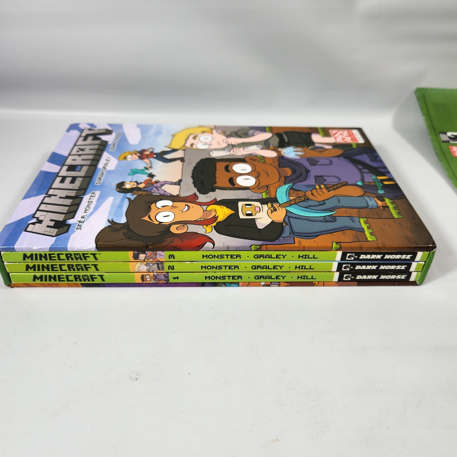 Minecraft Book Set Vol 1-3 Mojang Dark Horse Graphic Novels 1st Ed.