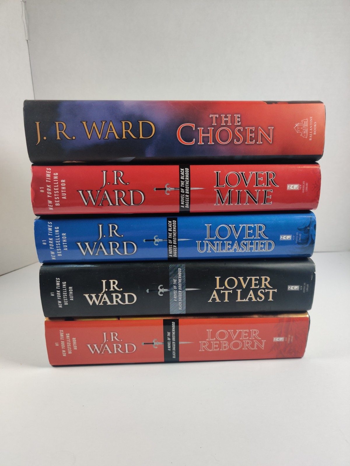 J.R. Ward HARDCOVER 5 Book Lot Black Dagger Brotherhood Mixed Lot 1st Editions