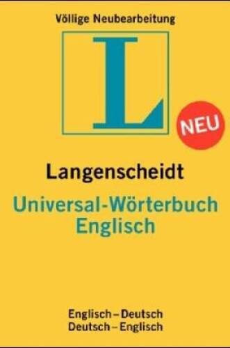 Langenscheidts Universal-Wrterbuch, Englisch – Paperback – GOOD