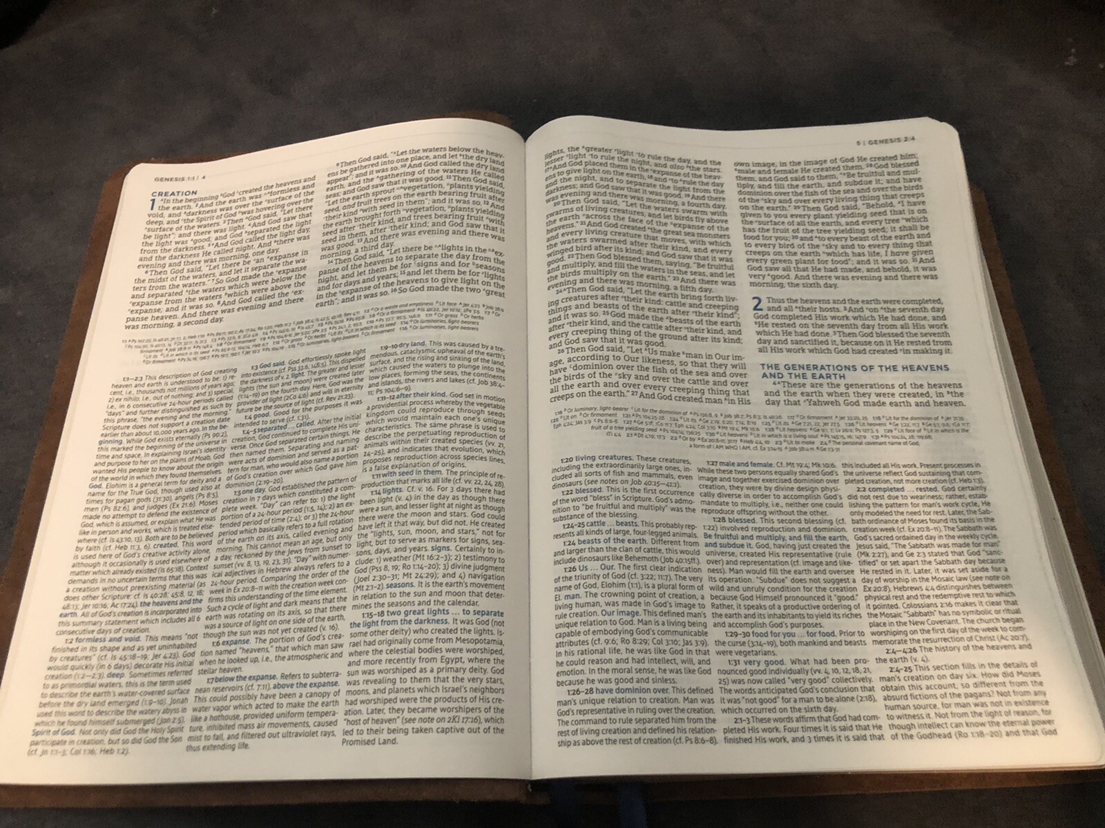 LSB Legacy Standard MacArthur Study Bible Genuine Leather Steadfast 316