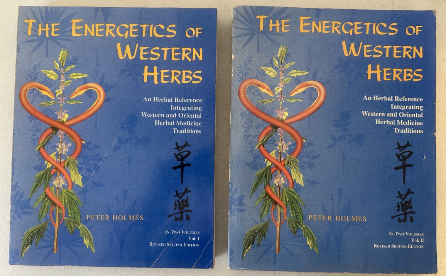 Energetics of Western Herbs Vol I II 1 2 Holmes PB set 2nd ed herbs homeopathic