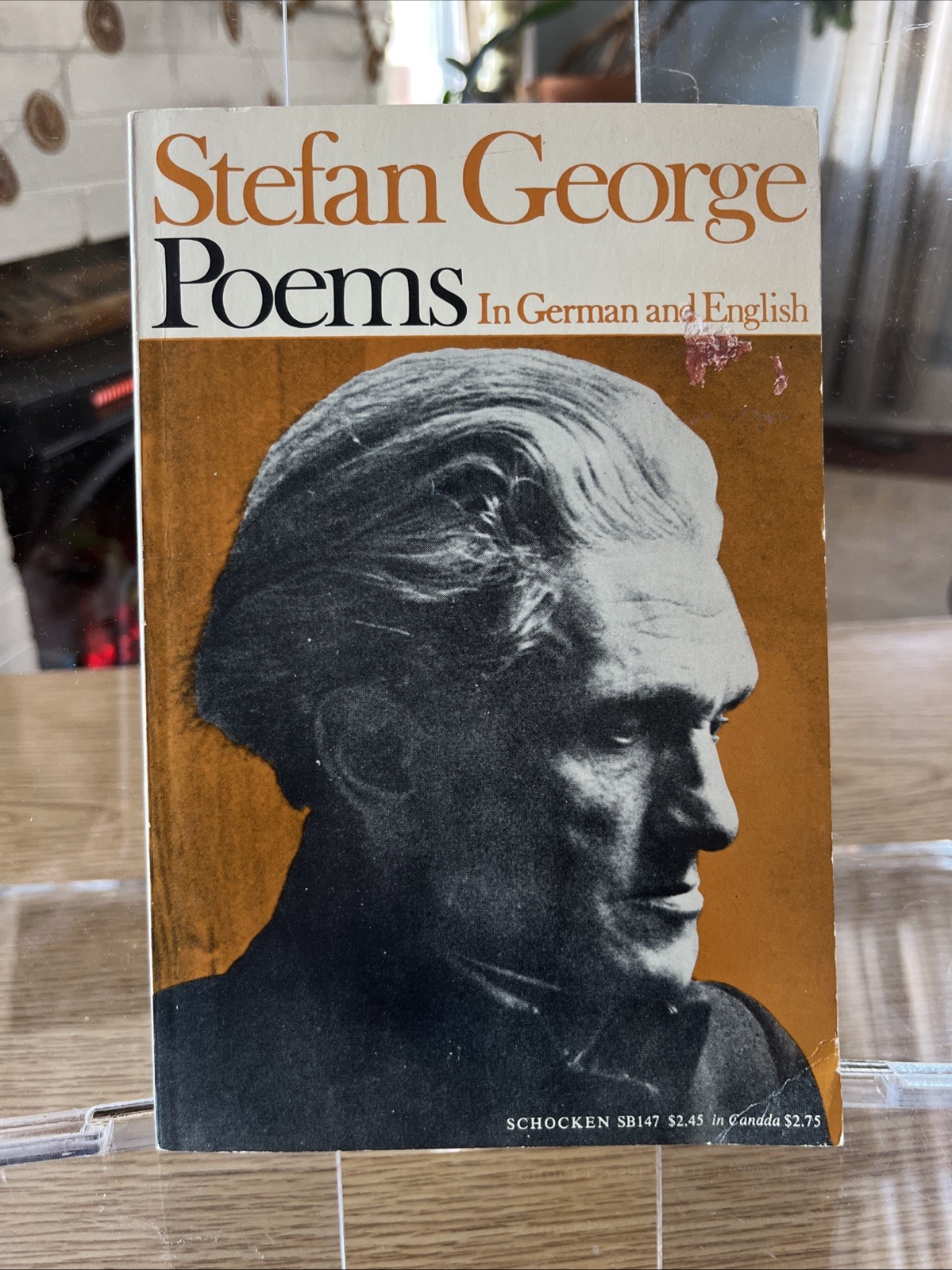 Stefan George – Poems. In German & English. Schocken Books 1st PB, 1967