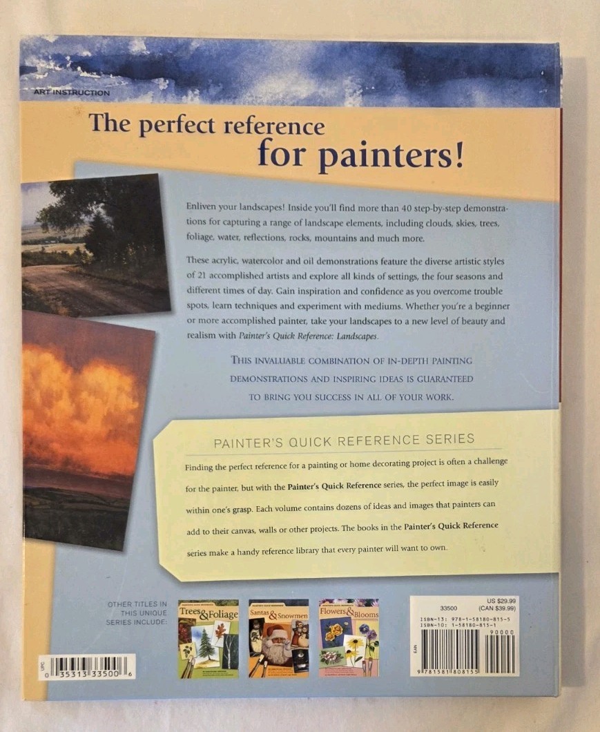 Painter’s Quick Reference : Landscapes by North Light Books SB