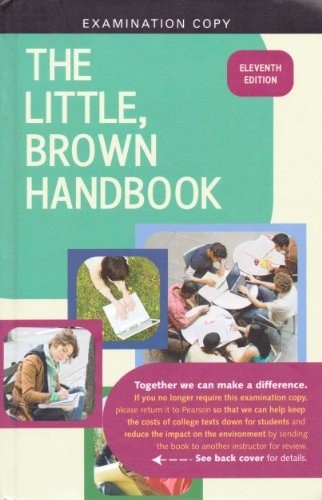 The Little, Brown Handbook Examination Copy, H. Ramsey Fowler, New Book