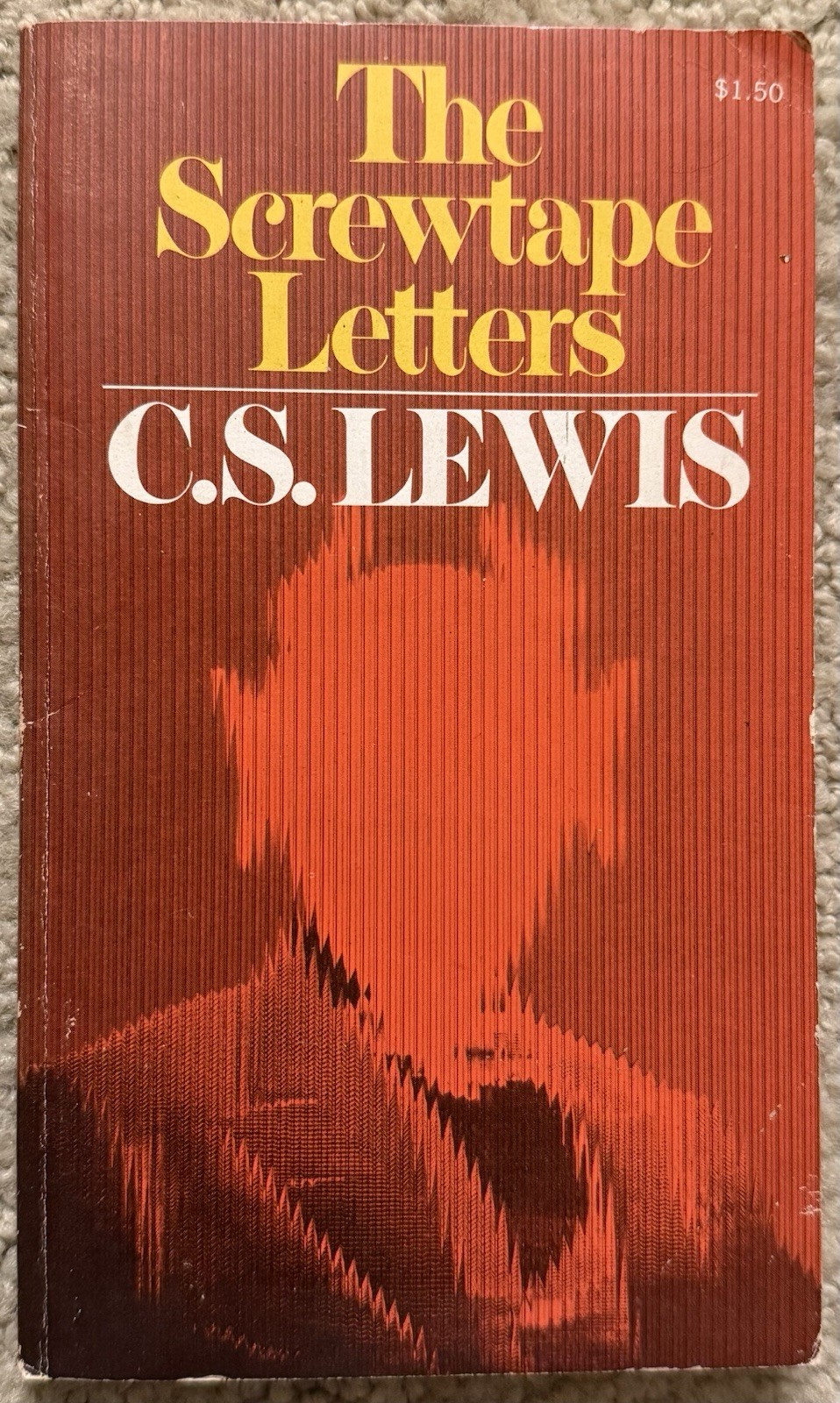 THE SCREWTAPE LETTERS BY C.S. LEWIS 1976 MACMILLAN VINTAGE PAPERBACK