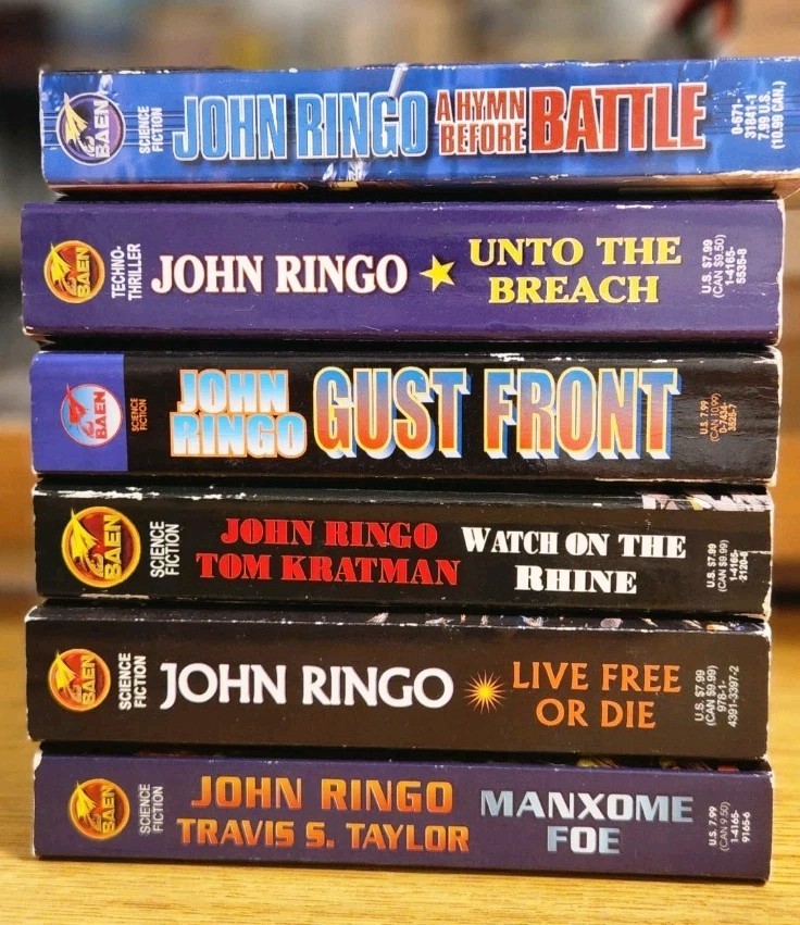 John Ringo Lot Of 6 Sci-Fi Fantasy Paperback Books