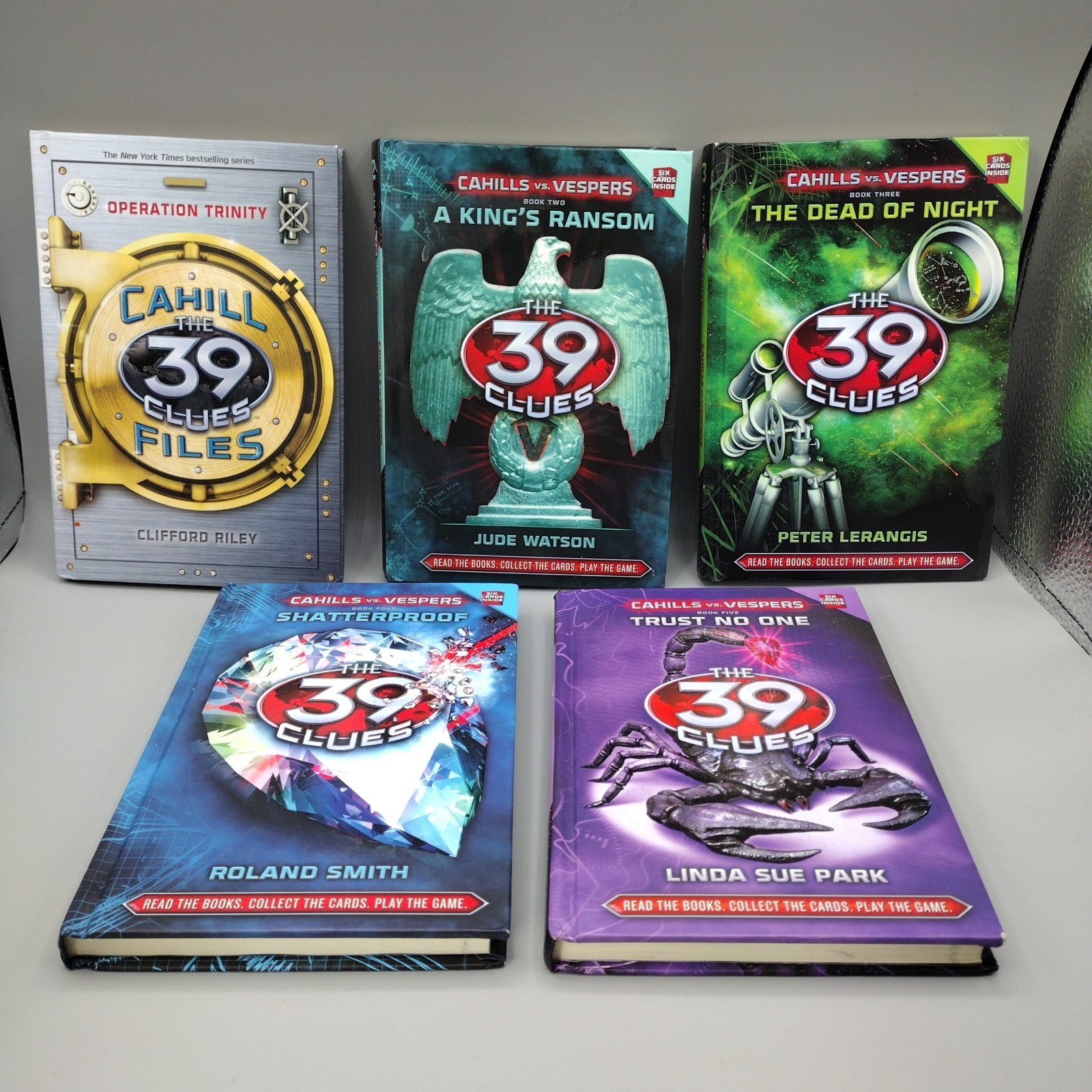 The 39 Clues Cahills vs. Vespers Hardcover Books 2 3 4 5 & Operation Trinity