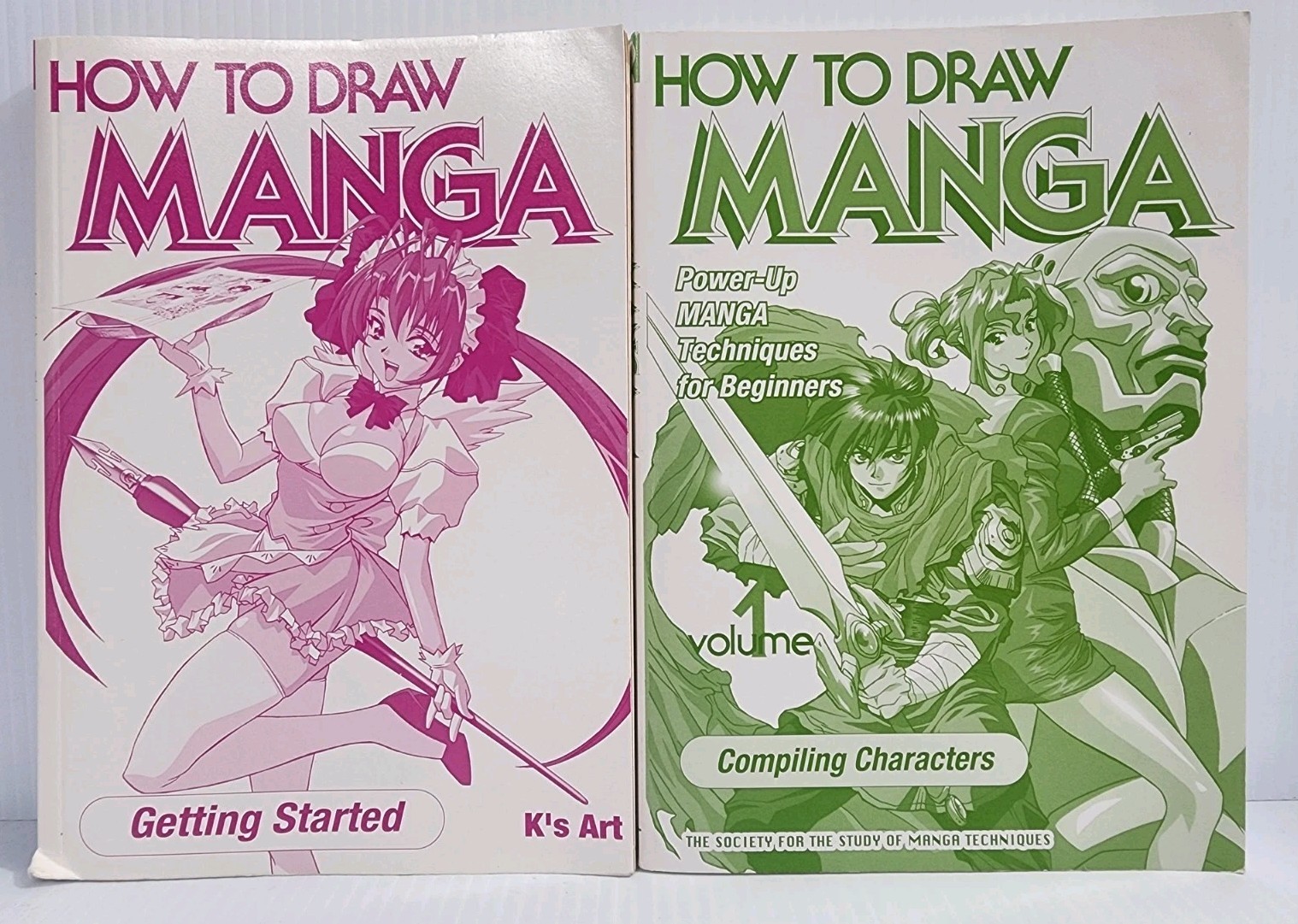 2 How to Draw Manga Books – Getting Started & Compiling Characters Graphic-sha