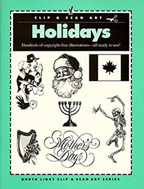 Holidays Paperback North Light Books Staff Clip and Scan Staff