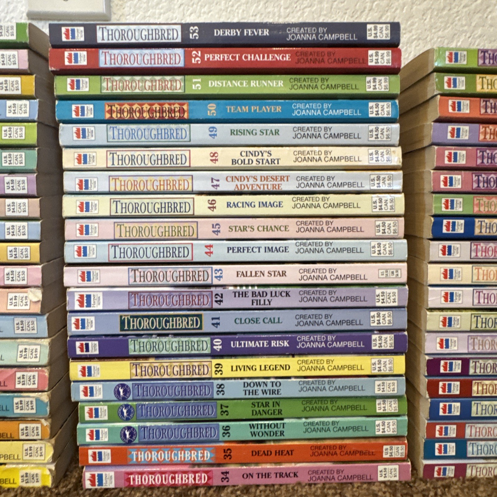 The Joanna Campbell Thoroughbred FULL Series Books 1-72 + 4 Extras