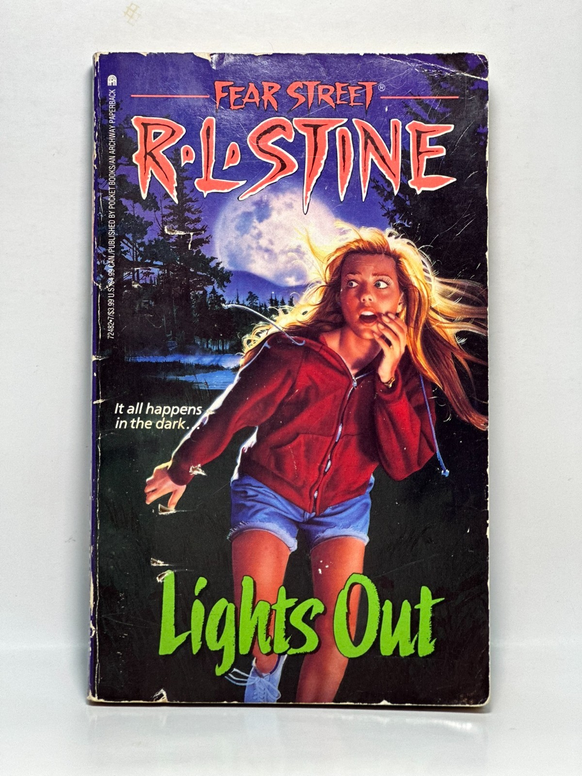 9th Print #12 Lights Out Fear Street Original Series RL Stine 1991 – BARGAIN BIN