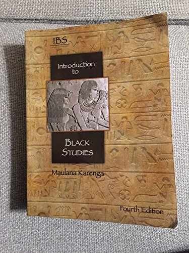 INTRO.TO BLACK STUDIES – Paperback, by Maulana Karenga – Acceptable n