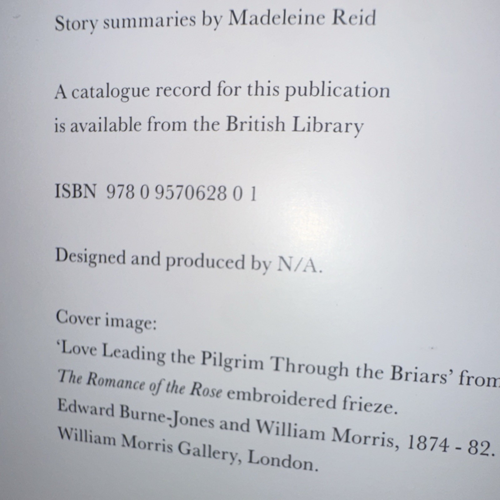 William Morris: “Story, Memory, Myth”