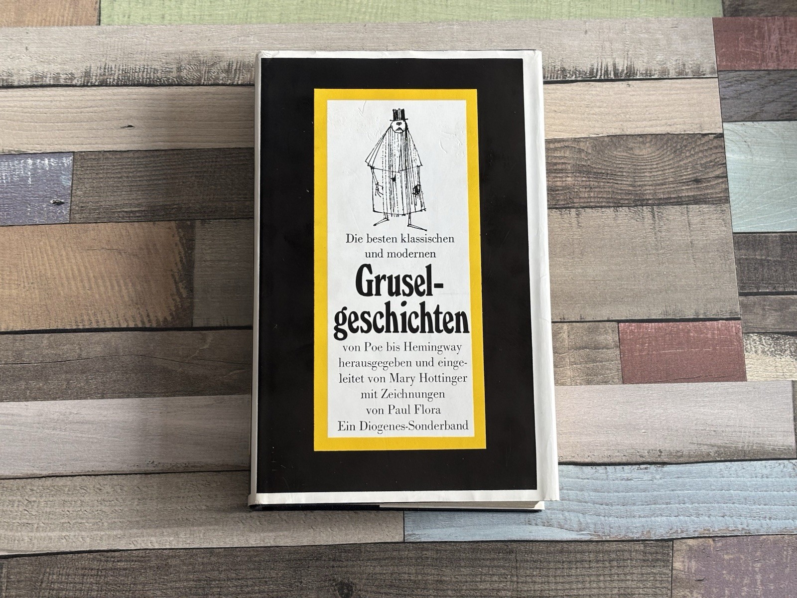 📚Buch Gruselgeschichten Poe bis Hemingway – Diogenes Sonderband mit Zeichnungen