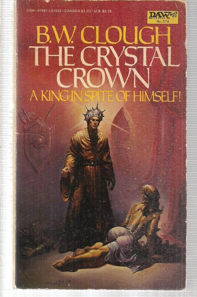 The Crystal Crown 574 Daw 1984 1st B W Clough Cvr Ken Kelly