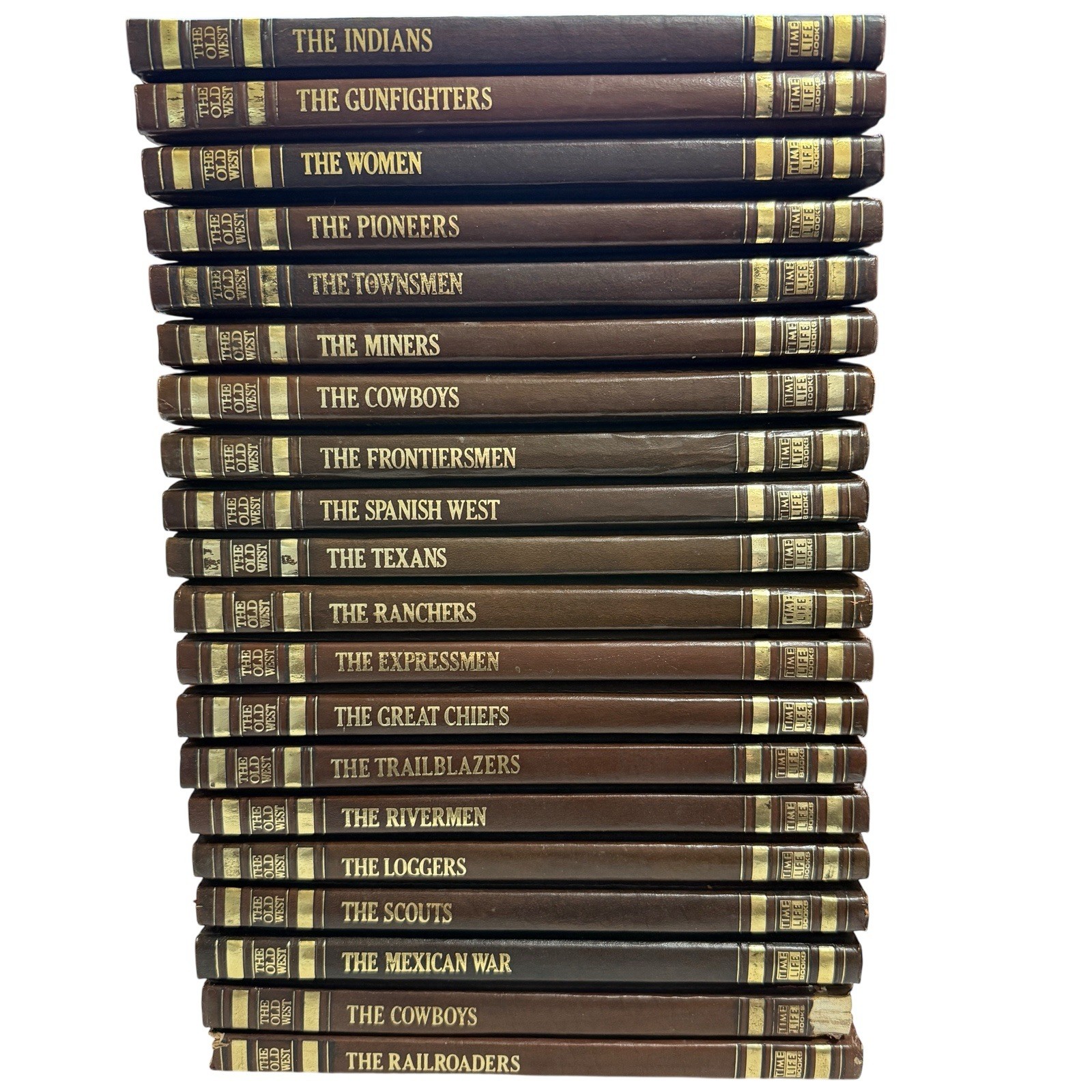 Time Life Series The Old West Leatherette Hardcovers Wild History Lot of 20 1970