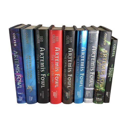 Eoin Colfer Artemis Fowl Complete Series 1-8 + Files 9 HC DJ Like New Signed