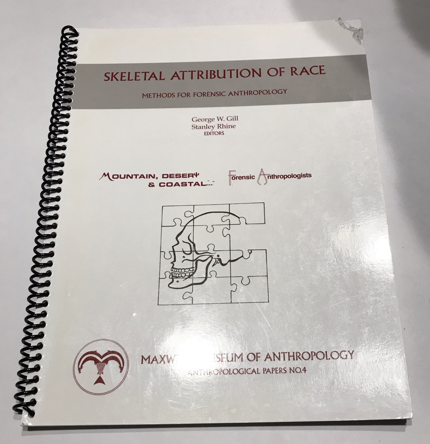 Skeletal Attribution of Race: Methods for Forensic Anthropology 1990