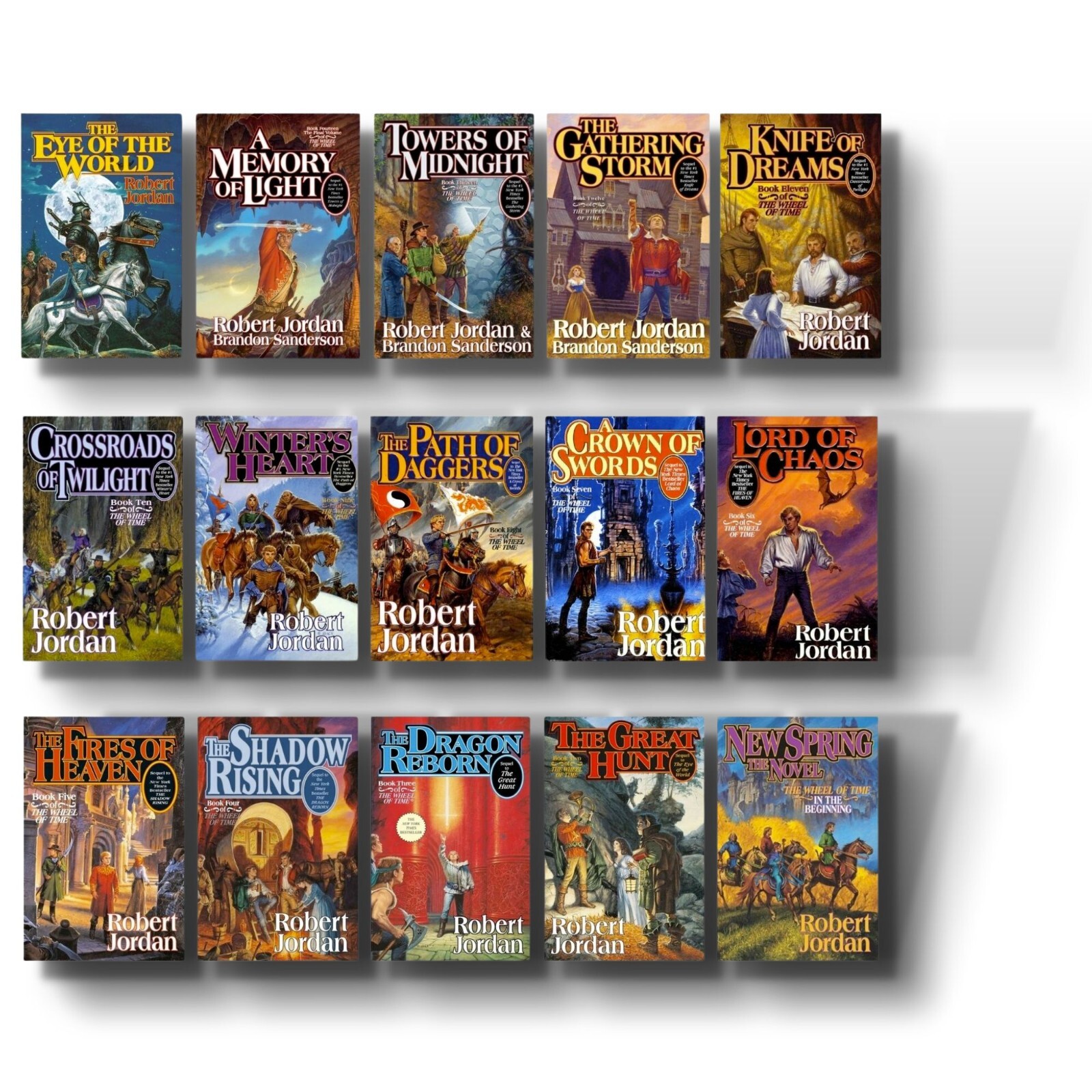The Wheel of Time: Complete Set of 14: Robert Jordan-Hardcover