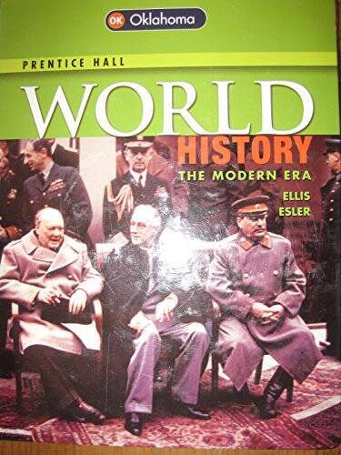 World History, The Modern Era (Oklahoma Edition, Pearson Education/Prenti – GOOD