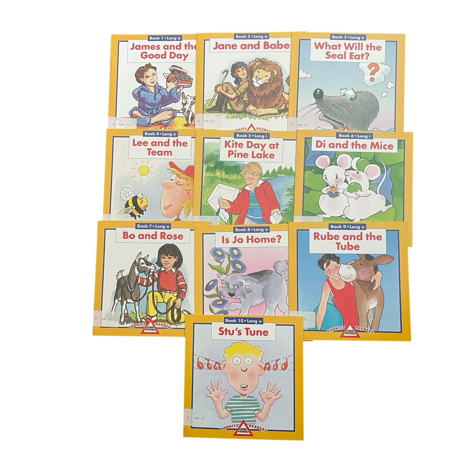 Phonics Readers Long Vowels SET OF TEN different decodeable books