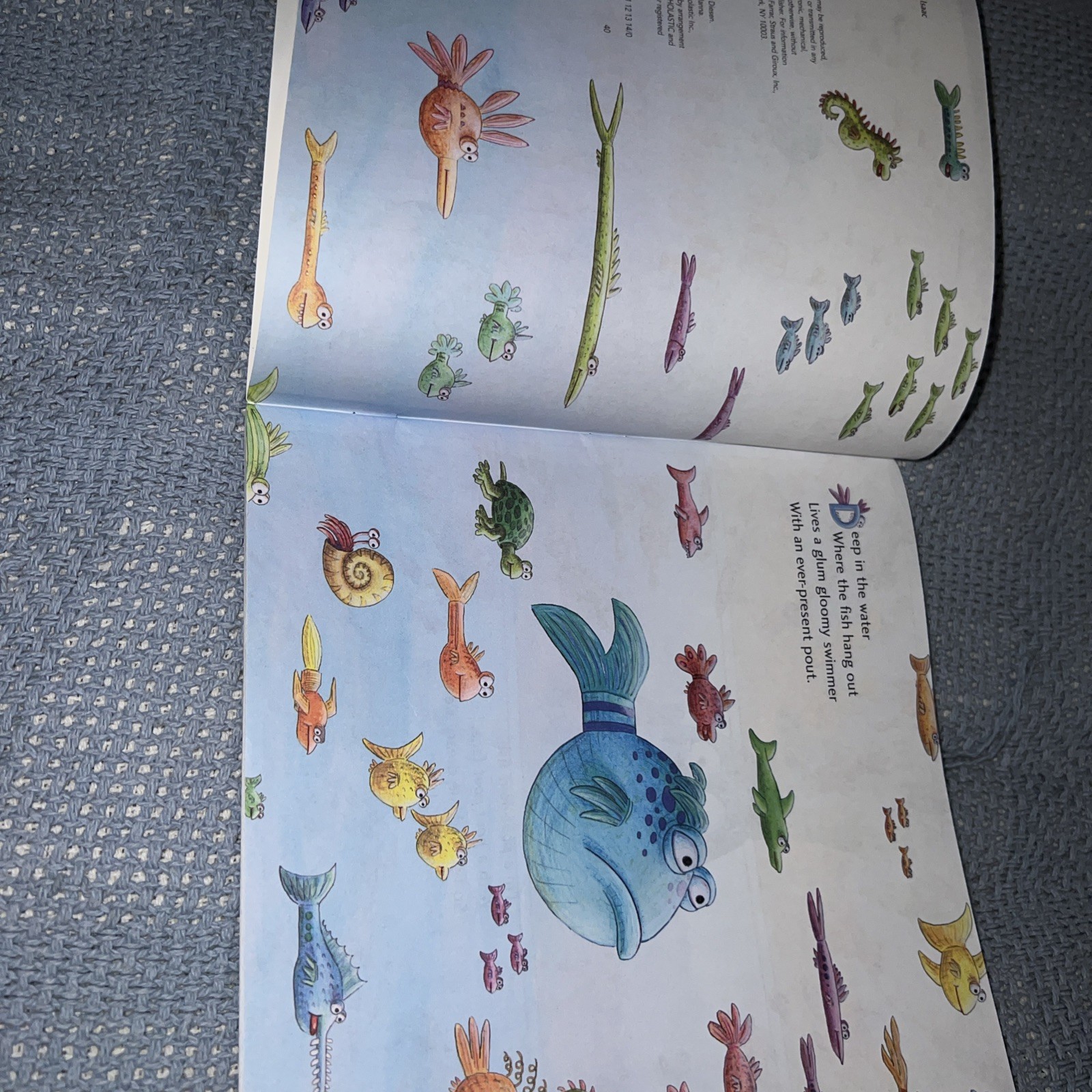 The Pout-Pout Fish – Paperback By Deborah Diesen – VERY GOOD