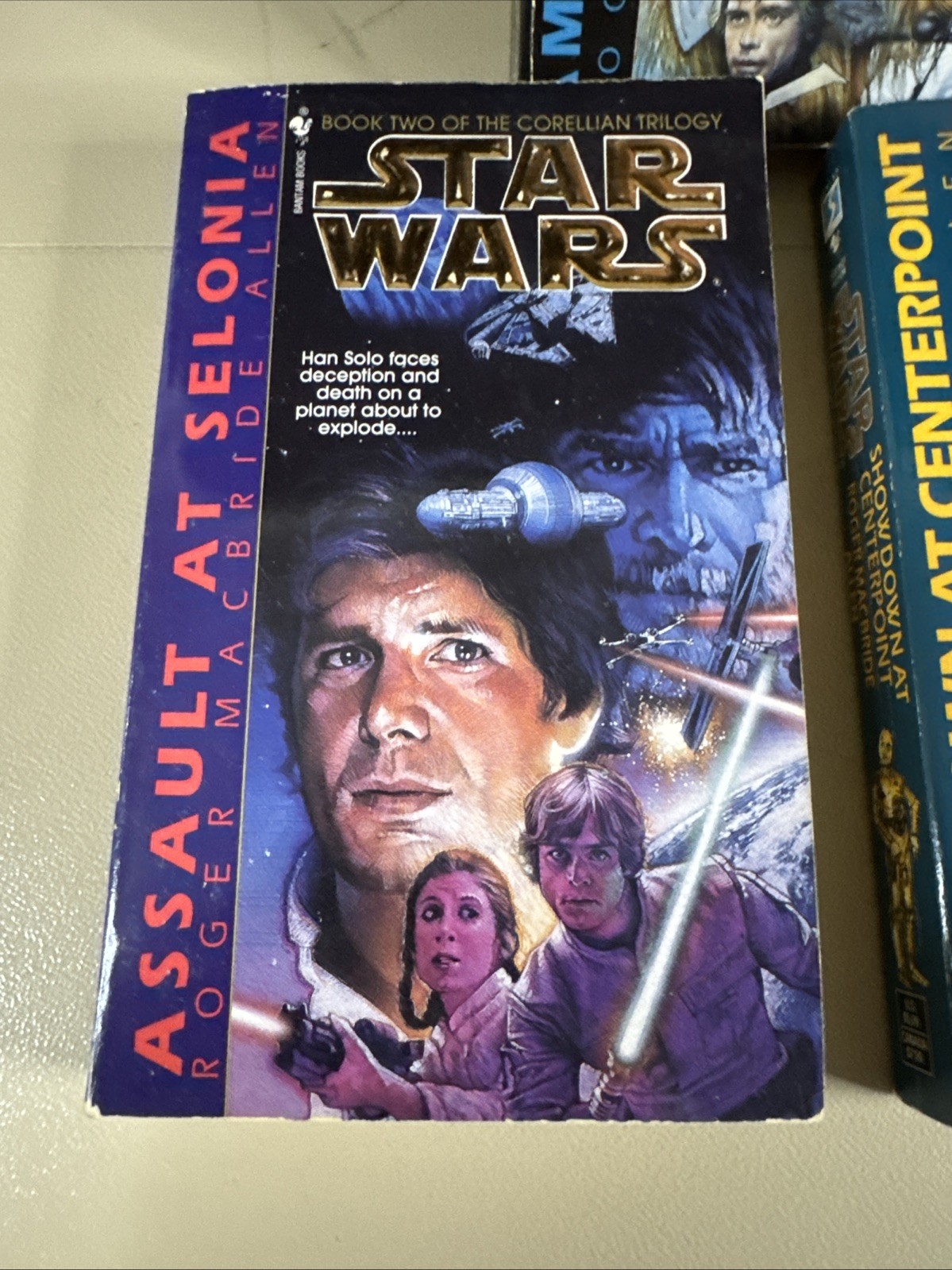 Star Wars: THE CORELLIAN TRILOGY Complete Roger Macbride Allen 1-3 PB Book lot