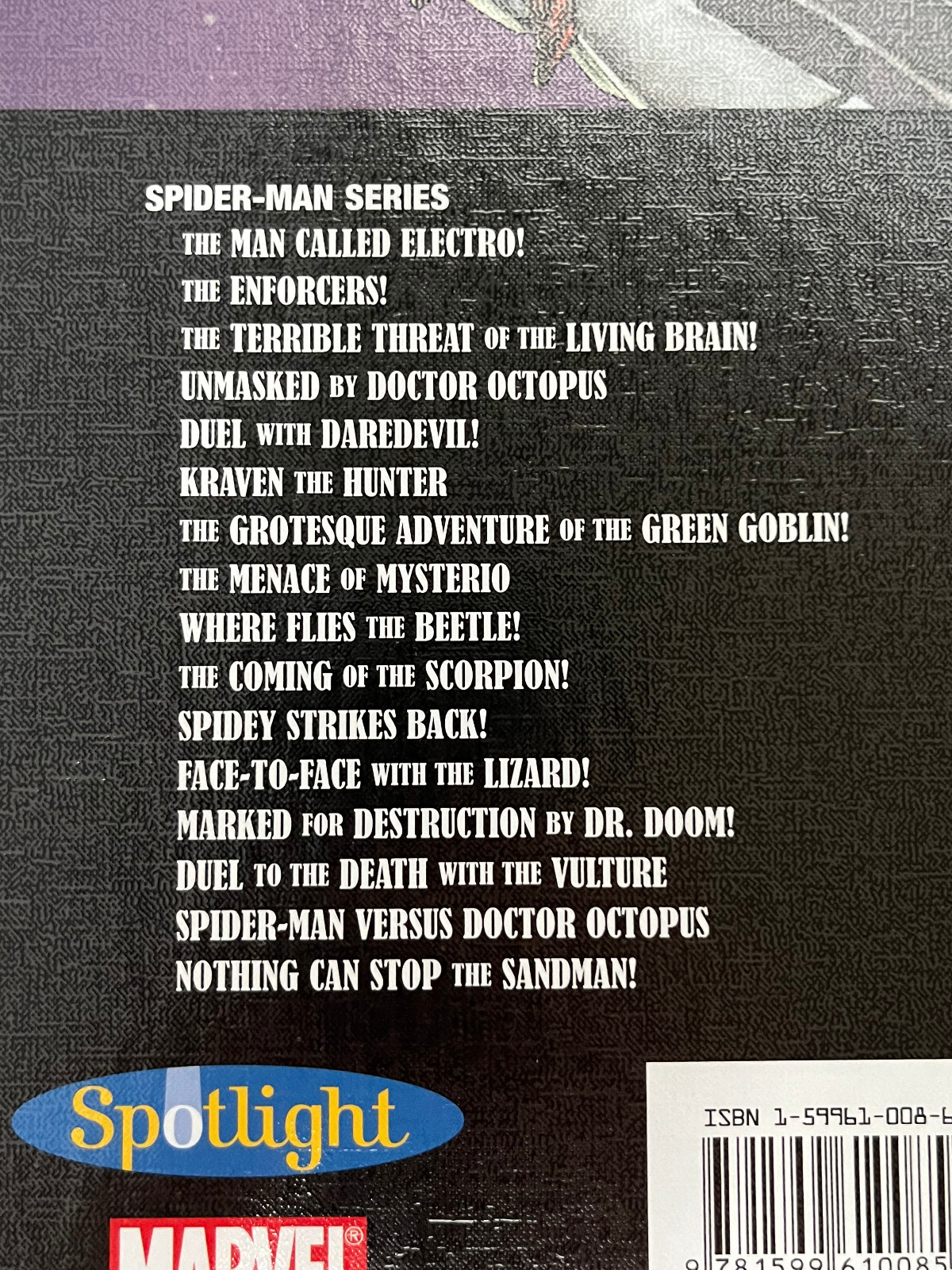 Marvel Age (Spider-Man) The Terrible Threat of the Living Brain! [Graphic Novel]