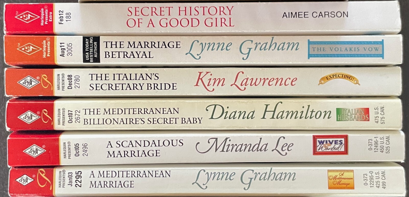 Instant Harlequin Romance Library! 289 Presents & Extra pbks. 2000-2013. G-VGC