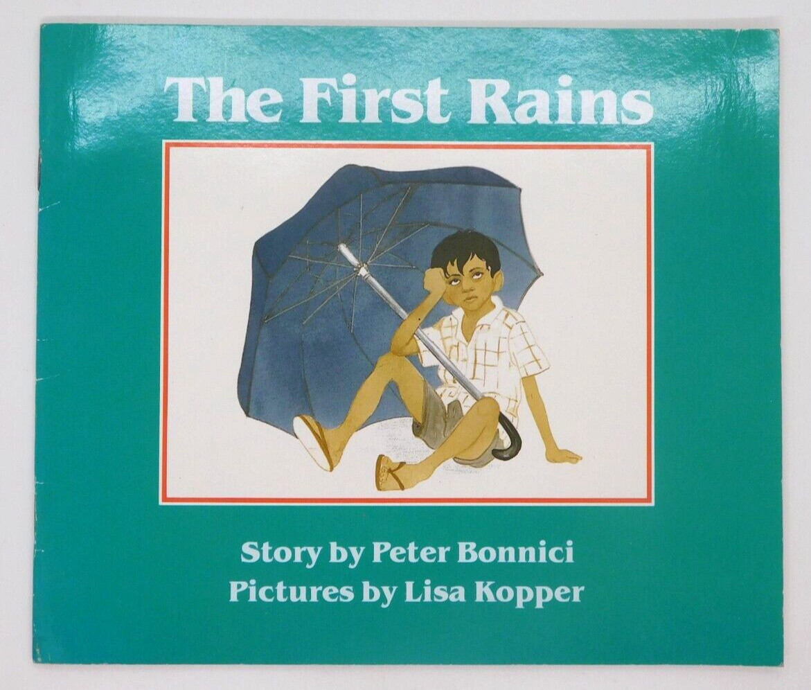 Book Children The First Rains Peter Bonnici Lisa Kopper 1984 Macmillan