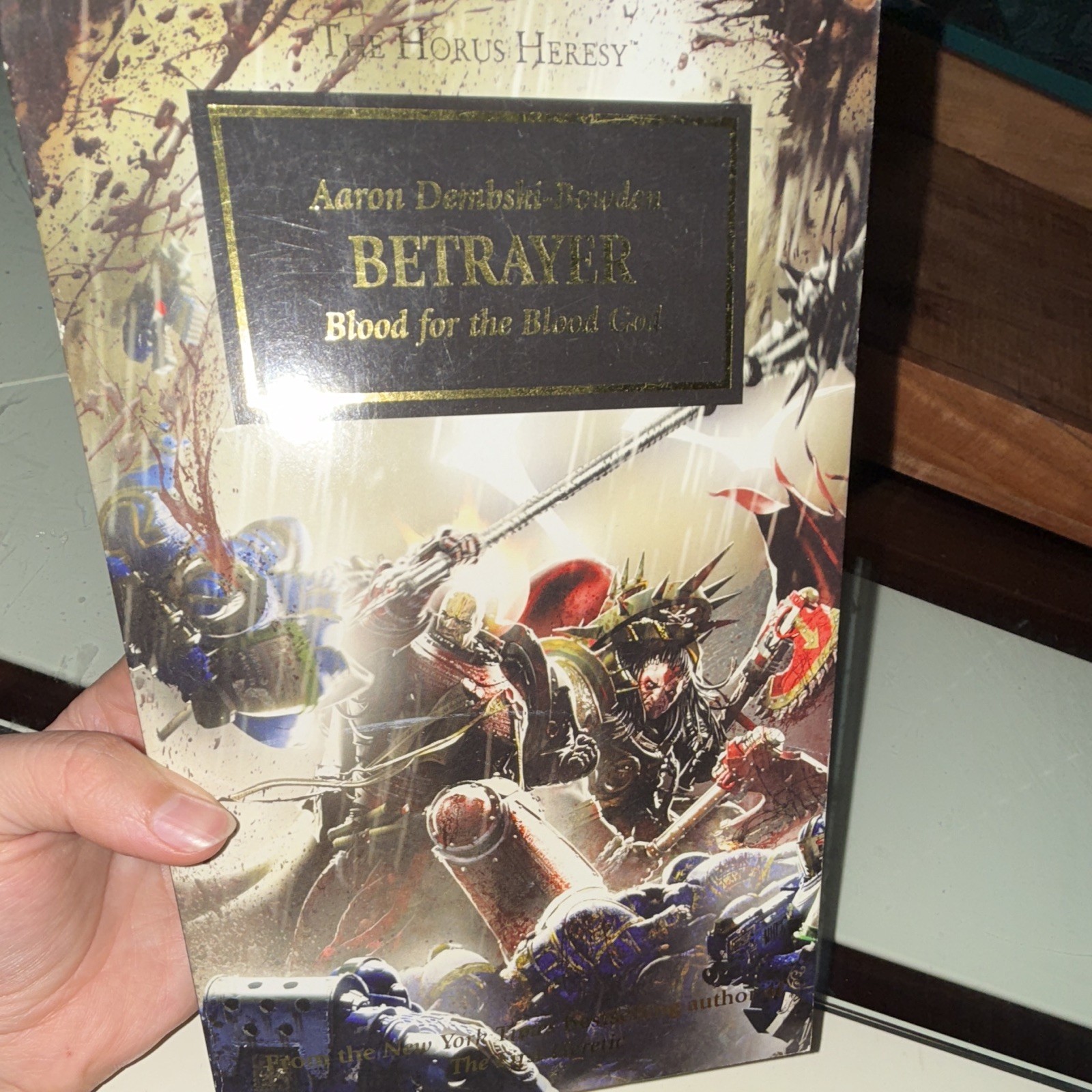 The Horus Heresy Betrayer Aaron Dembski-Bowden paper backw/ Dust Jacket