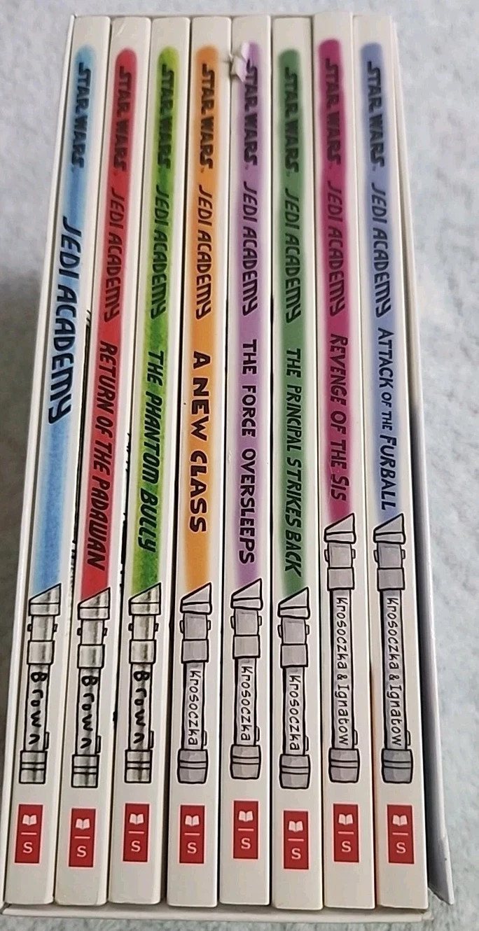 Star Wars Jedi Academy Series Scholastic Hyperspace Pb Boxed, 8 Book Set