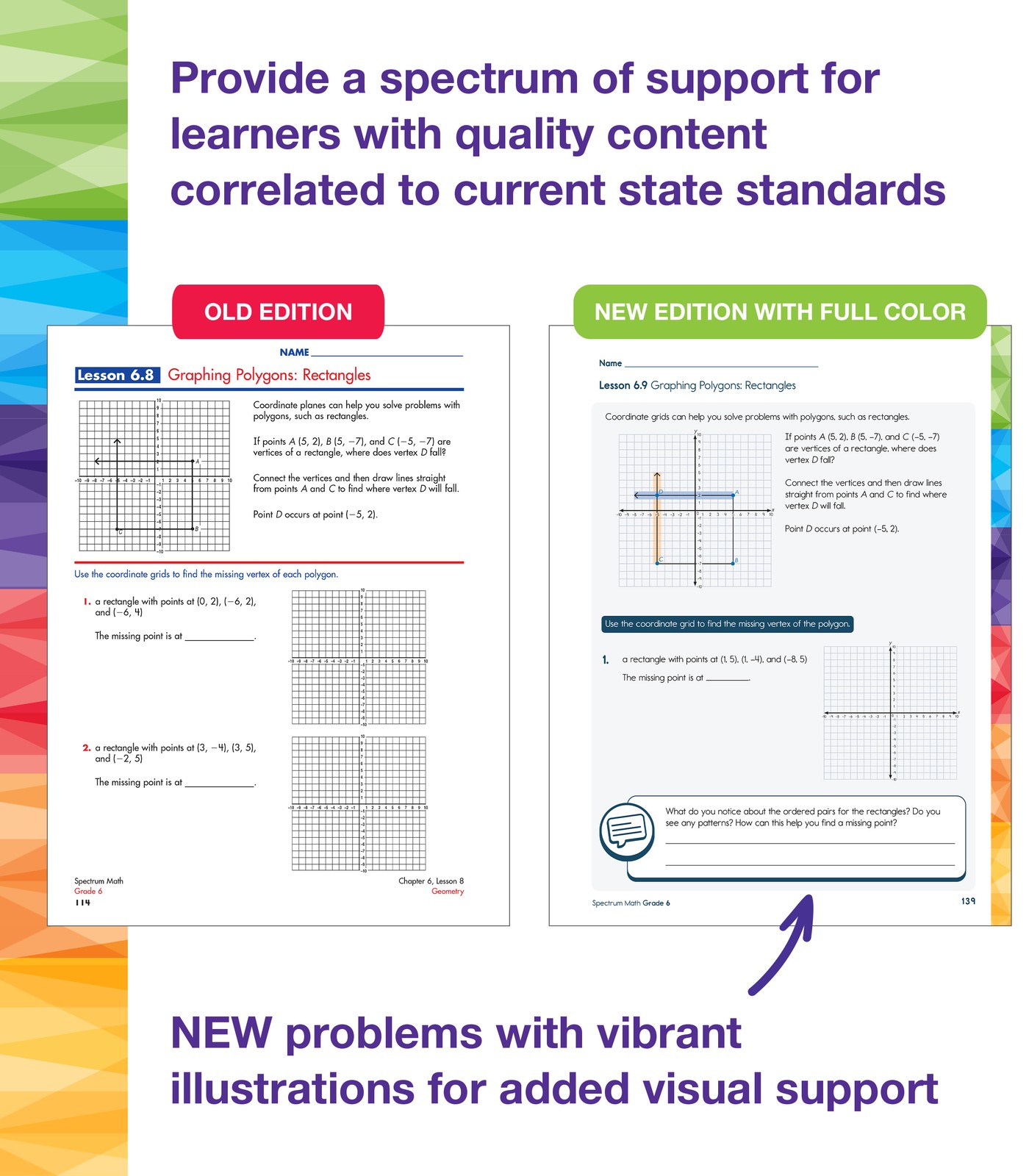 Spectrum Math Workbook Grade 6 (192 pages)