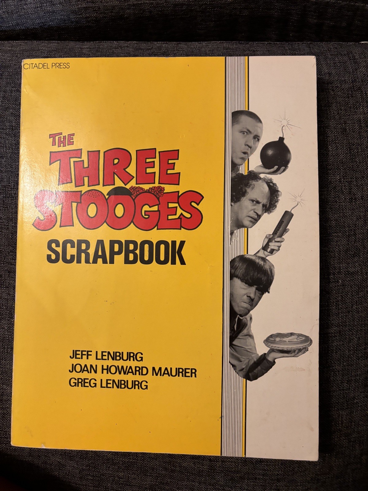 The Three Stooges Scrapbook by Lenburg, Greg Paperback / softback Book The Fast