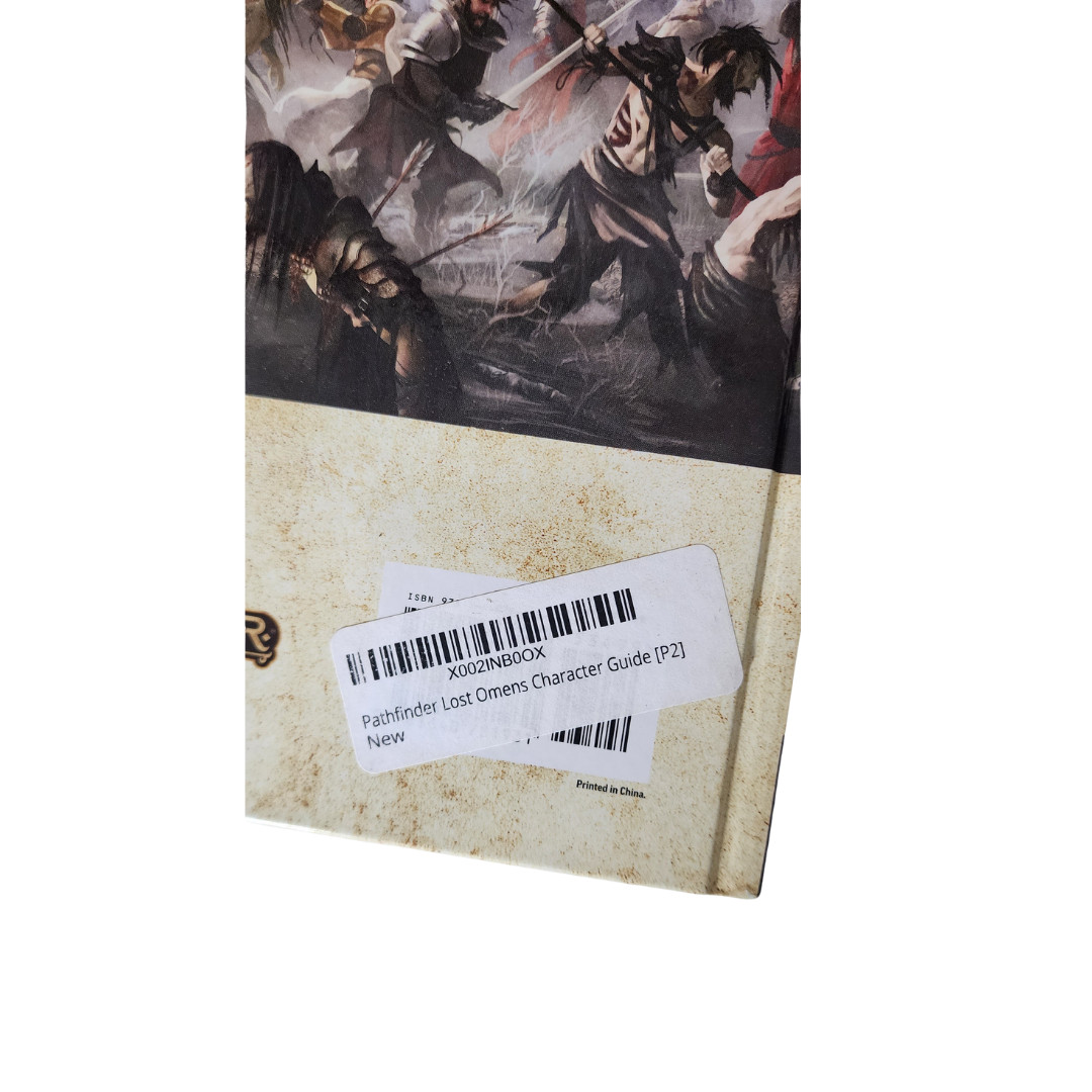 Paizo Pathfinder Lost Omens RPG Character Guide Hardcover Second Edition
