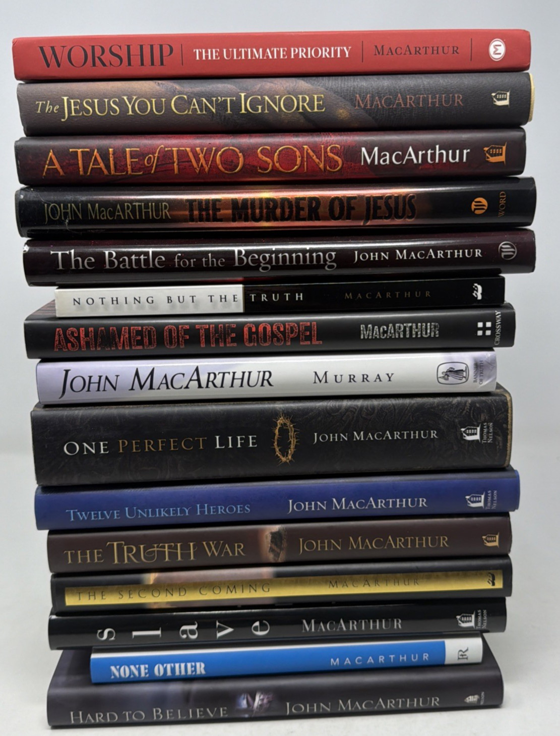 John MacArthur Collection Lot Of Books 15