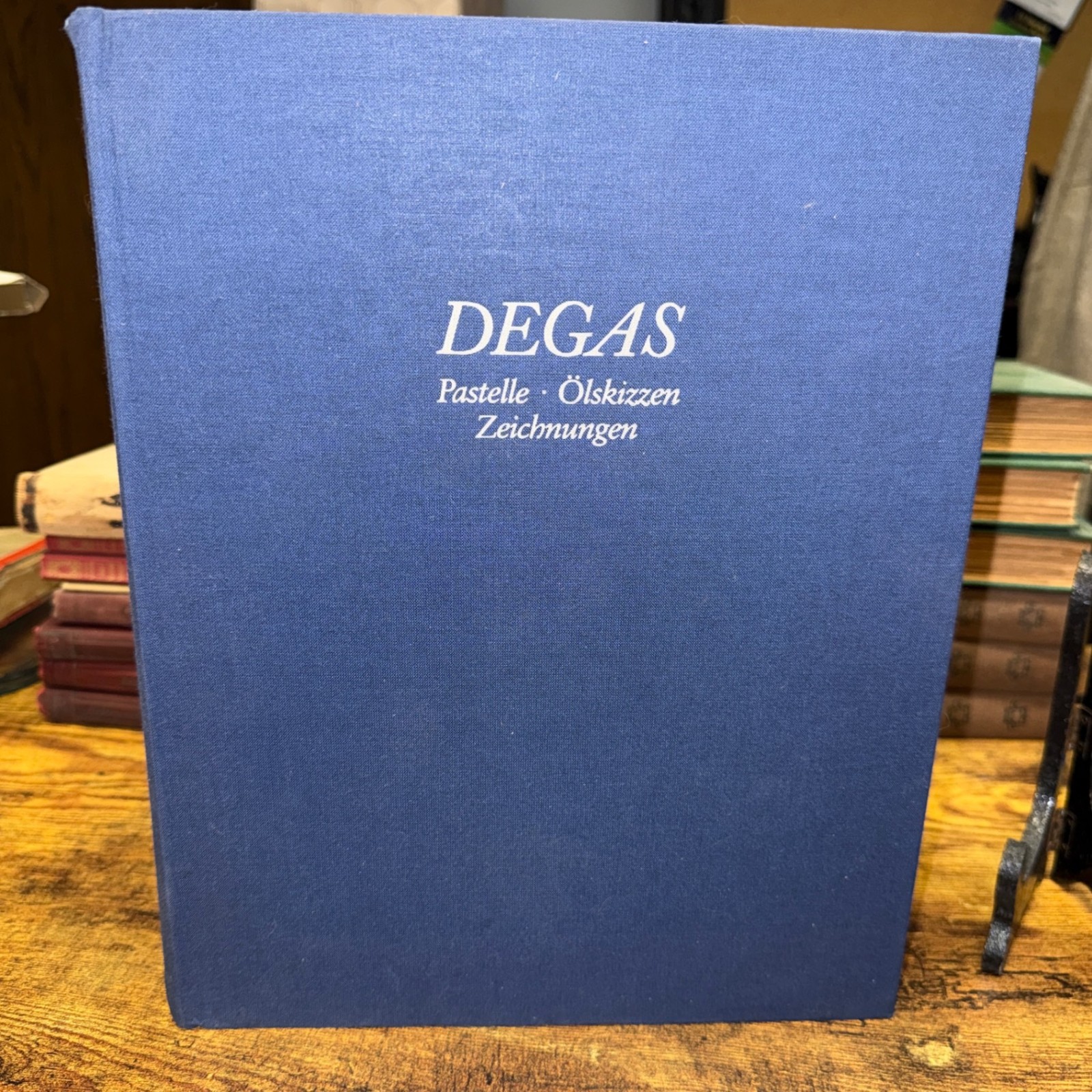 Edgar Degas Pastelle Olskizzen Zeichnungen Gotz Adriani DuMont 1984 Art Book