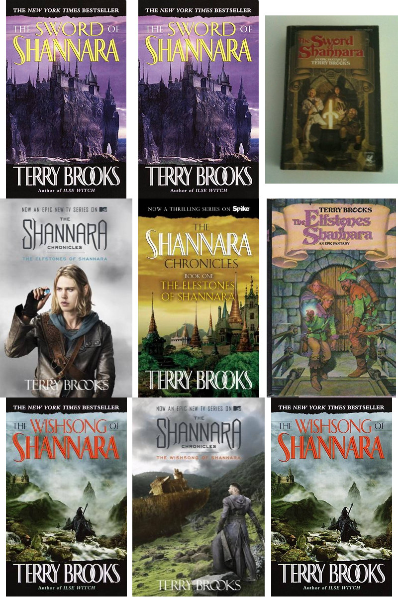 The Original Shannara Trilogy Series All 3 Books in Mass M Series