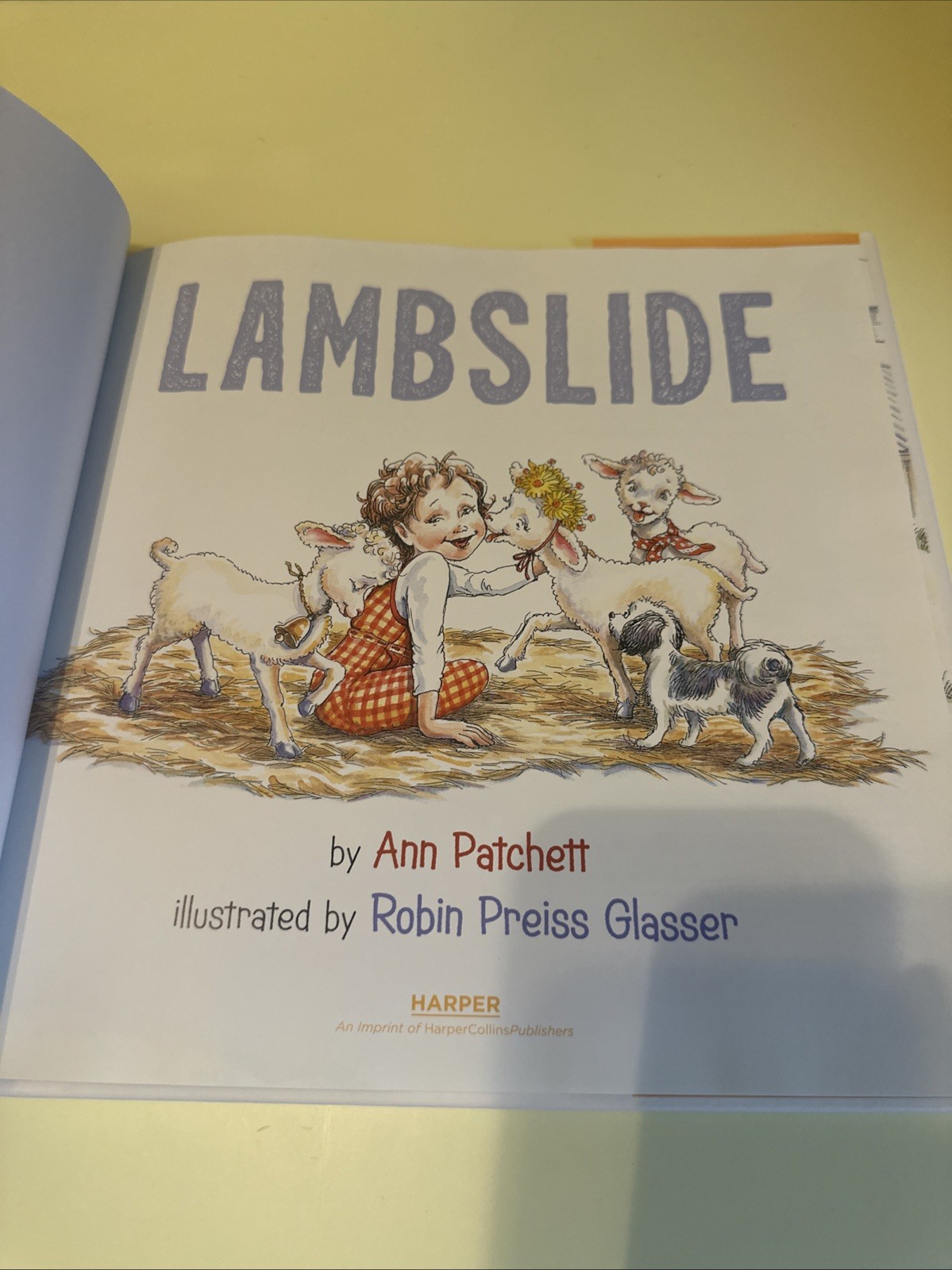 SIGNED FIRST EDITION LAMBSLIDE ANN PATCHETT BESTSELLING AUTHOR COLLECTIBLE BOOK