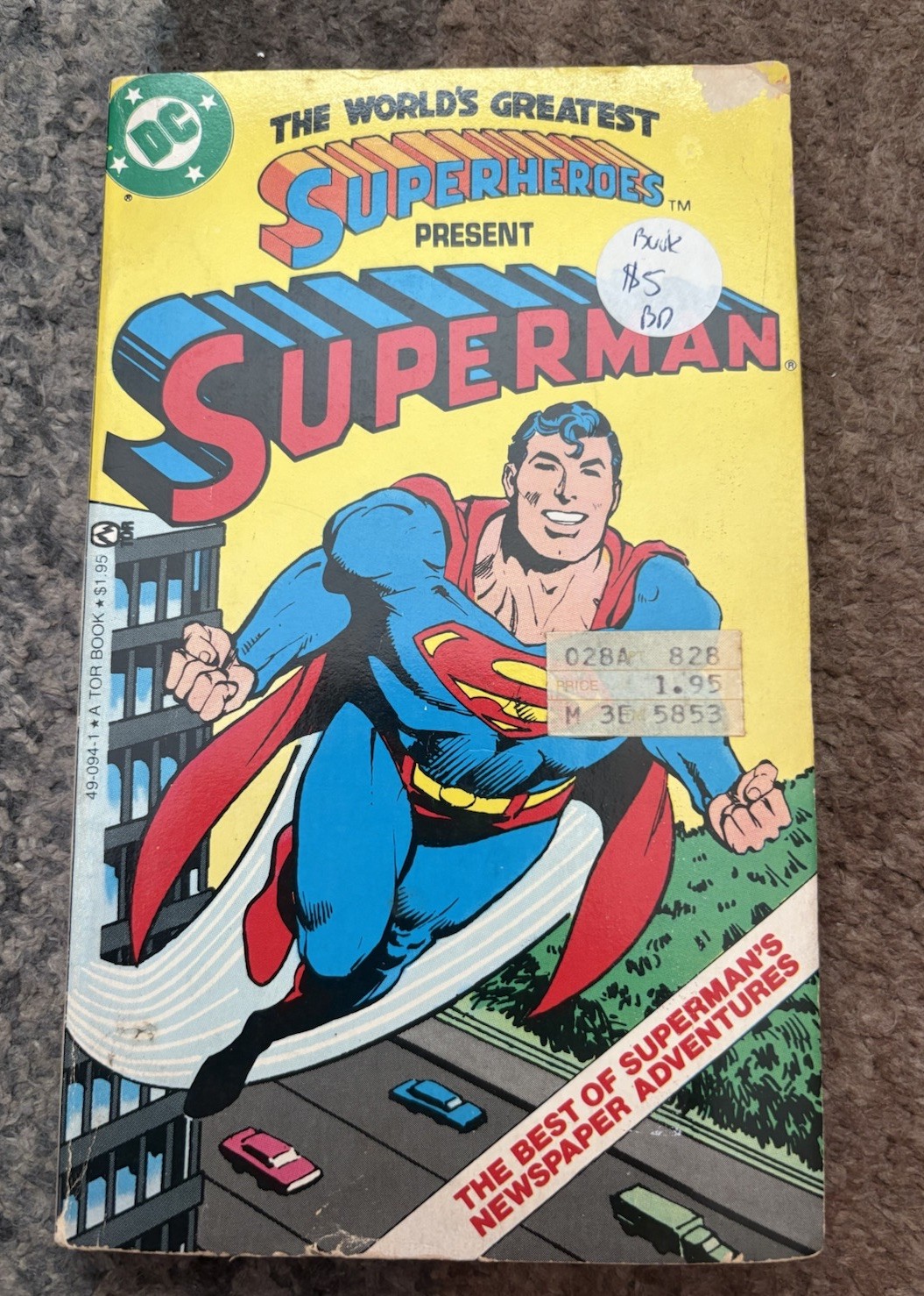 World’s Greatest Superheroes Present SUPERMAN May 1982 DC Comics Paperback